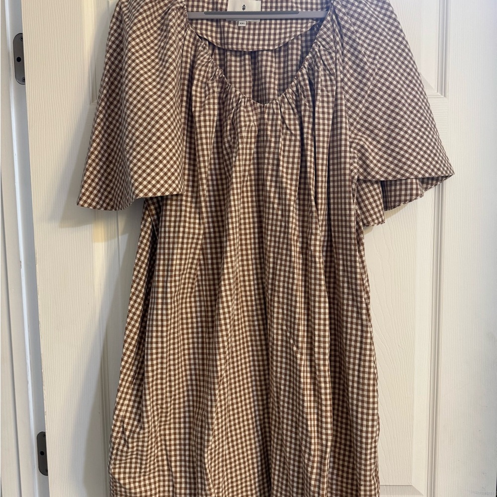 Tuckernuck x Studio McGee Checkered Mini Dress - Picture 2 of 4